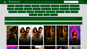 What 9kmovies.fun website looked like in 2020 (5 years ago)