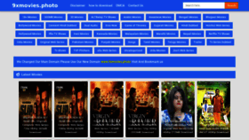 What 9xmovies.photo website looked like in 2020 (3 years ago)