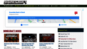 What 9minecraft.net website looked like in 2021 (3 years ago)