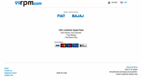 What 99rpm.com website looked like in 2021 (4 years ago)