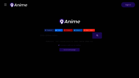 What 9anime.life website looked like in 2021 (3 years ago)