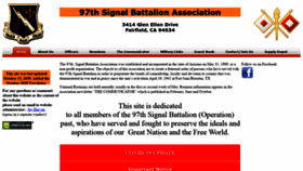 What 97thsigbn.org website looked like in 2021 (3 years ago)