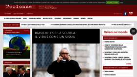 What 9colonne.it website looked like in 2021 (3 years ago)