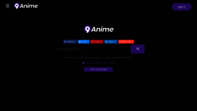What 9anime.to website looked like in 2021 (3 years ago)