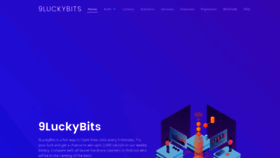 What 9luckybits.com website looked like in 2021 (3 years ago)