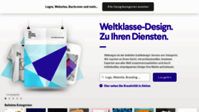 What 99designs.de website looked like in 2021 (3 years ago)