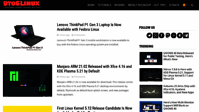 What 9to5linux.com website looked like in 2021 (4 years ago)