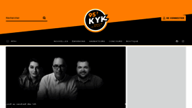 What 957kyk.com website looked like in 2021 (3 years ago)