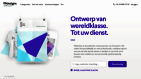 What 99designs.nl website looked like in 2021 (3 years ago)