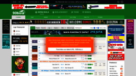 What 90bola.top website looked like in 2021 (3 years ago)
