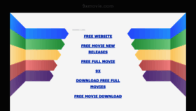 What 9xmovie.com website looked like in 2021 (3 years ago)