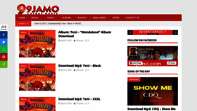 What 9jamo.com website looked like in 2021 (3 years ago)
