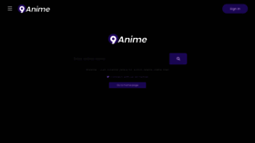 What 9anime2.com website looked like in 2021 (2 years ago)