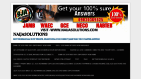 What 9jasolutions.com.ng website looked like in 2021 (3 years ago)