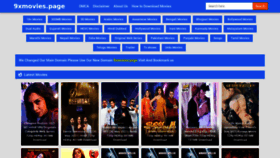 What 9xmovies.page website looked like in 2021 (2 years ago)