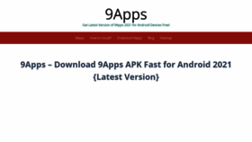 What 9appsapkapp.in website looked like in 2021 (2 years ago)