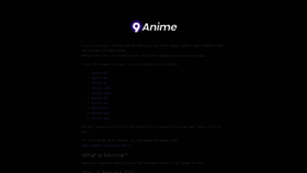 What 9anime.me website looked like in 2021 (2 years ago)