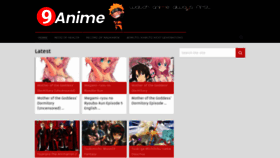What 9anime.uk.com website looked like in 2021 (2 years ago)