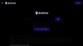 What 9anime.vc website looked like in 2021 (2 years ago)