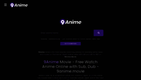 What 9anime.movie website looked like in 2021 (2 years ago)