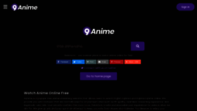 What 9anime.se website looked like in 2021 (2 years ago)