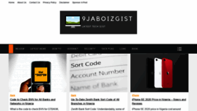 What 9jaboizgist.com.ng website looked like in 2021 (2 years ago)