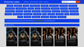 What 9xmovies.codes website looked like in 2022 (4 years ago)