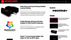 What 9to5linux.com website looked like in 2022 (3 years ago)