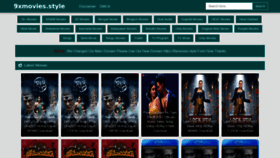 What 9xmovies.supply website looked like in 2022 (2 years ago)