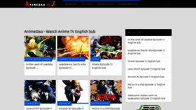 What 9anime.uk.com website looked like in 2022 (2 years ago)