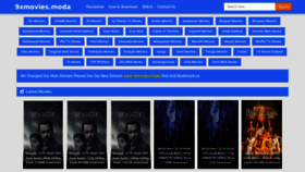 What 9xmovies.codes website looked like in 2022 (4 years ago)