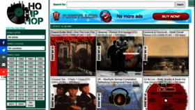What 94hiphop.com website looked like in 2022 (1 year ago)