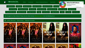What 9kmovies.live website looked like in 2022 (1 year ago)