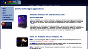 What 98lite.net website looked like in 2022 (1 year ago)