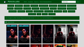 What 9kmovies.codes website looked like in 2022 (1 year ago)