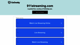 What 911streaming.com website looked like in 2022 (1 year ago)