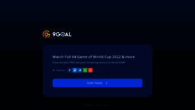 What 9goaltv.cc website looked like in 2022 (1 year ago)