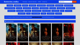 What 9xmovies.moda website looked like in 2022 (1 year ago)