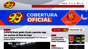 What 98fmnatal.com.br website looked like in 2022 (1 year ago)