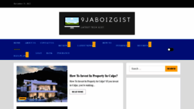 What 9jaboizgist.com.ng website looked like in 2022 (1 year ago)