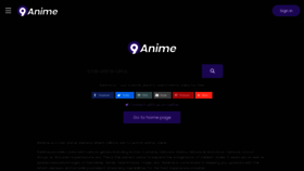 What 9animetv.to website looked like in 2023 (1 year ago)