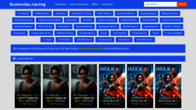 What 9xmovies.racing website looked like in 2023 (1 year ago)