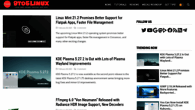 What 9to5linux.com website looked like in 2023 (2 years ago)