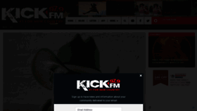 What 979kickfm.com website looked like in 2023 (This year)