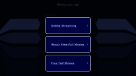What 9kmovies.run website looked like in 2023 (This year)