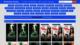 What 9xmovies.charity website looked like in 2023 (This year)