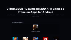 What 9mod.club website looked like in 2023 (This year)