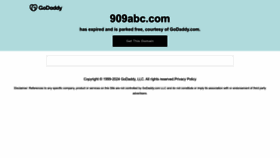What 909abc.com website looks like in 2024 