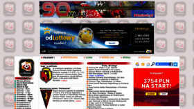 What 90minut.pl website looks like in 2024 