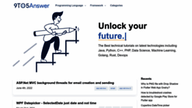 What 9to5answer.com website looks like in 2024 